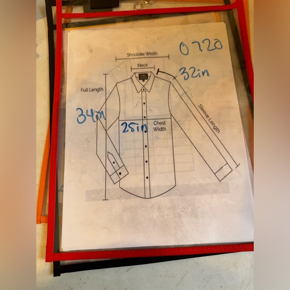 Vtg LL Bean Single Needle Tailoring Button Down Plaid Dress Shirt Sz 17-37 Mens - Picture 15 of 15